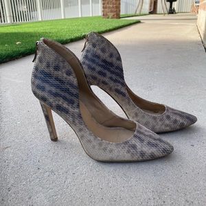 Sexy Snakeskin Heels, size 7.5